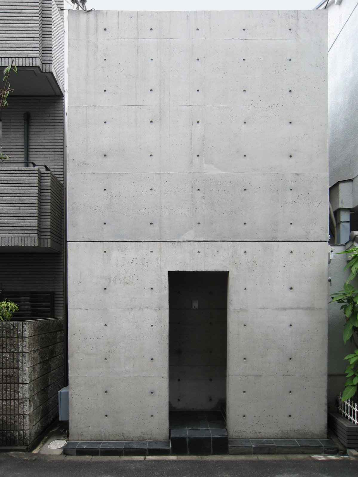 住吉の長屋の外観